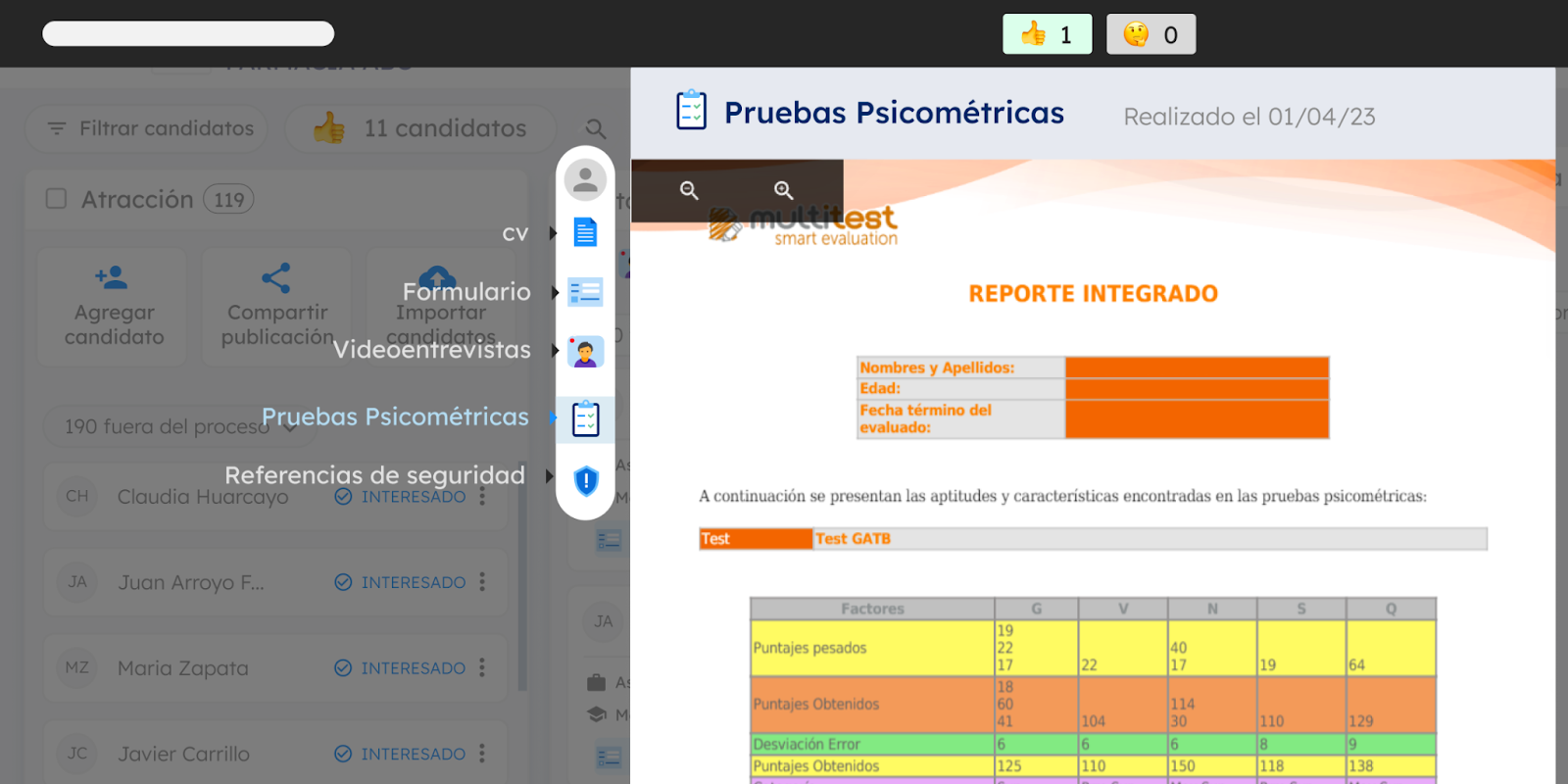  Sistema de Seguimiento de Candidatos (Applicant Tracking System)